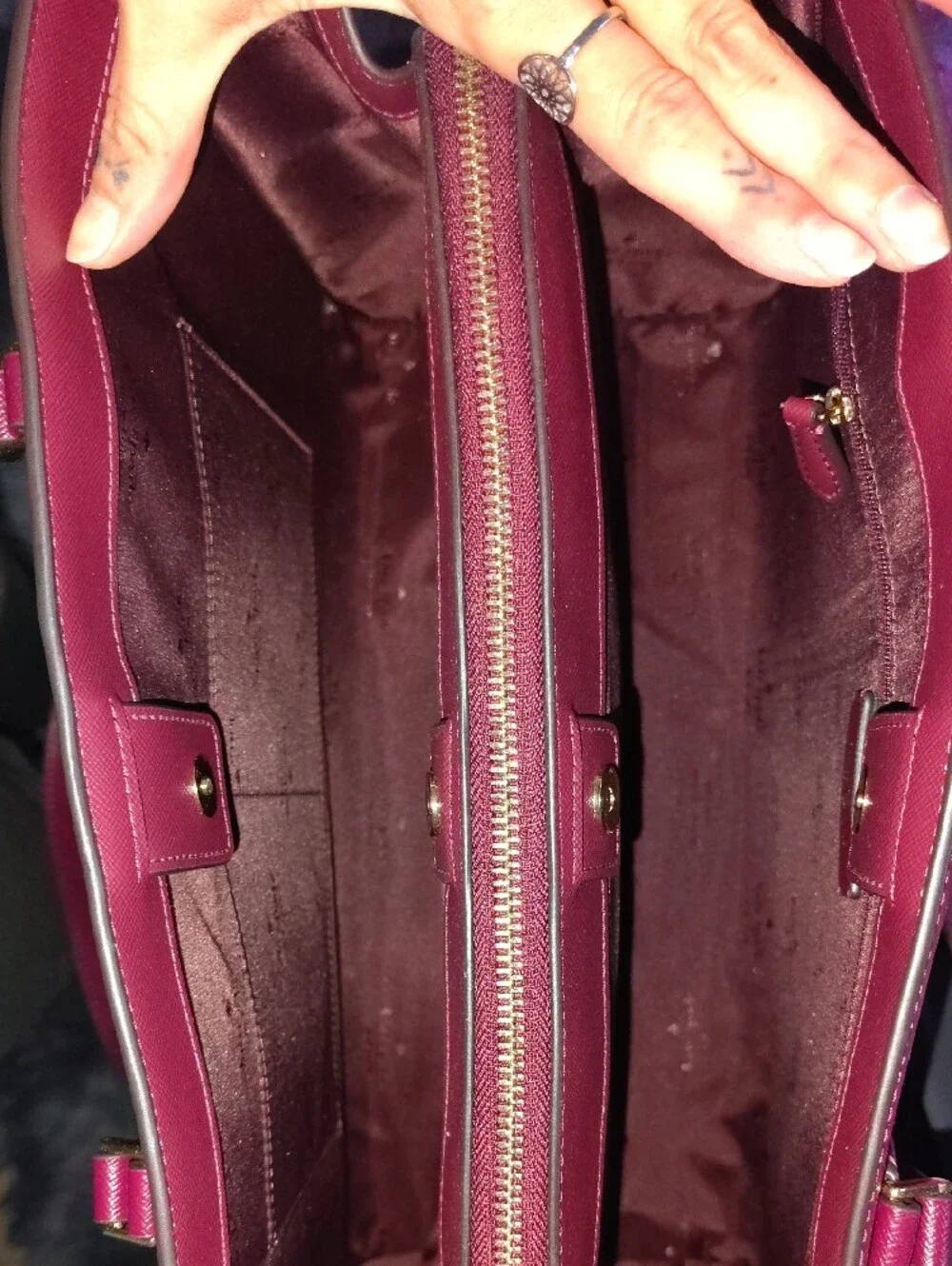 Kate Spade Burgundy Laptop Bag